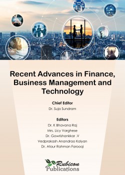 Recent Advances in Finance, Business Management and Technology